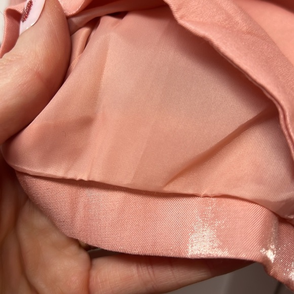 Nasty Gal Cropped Silky Blazer Size 6 Pink - Picture 6 of 7